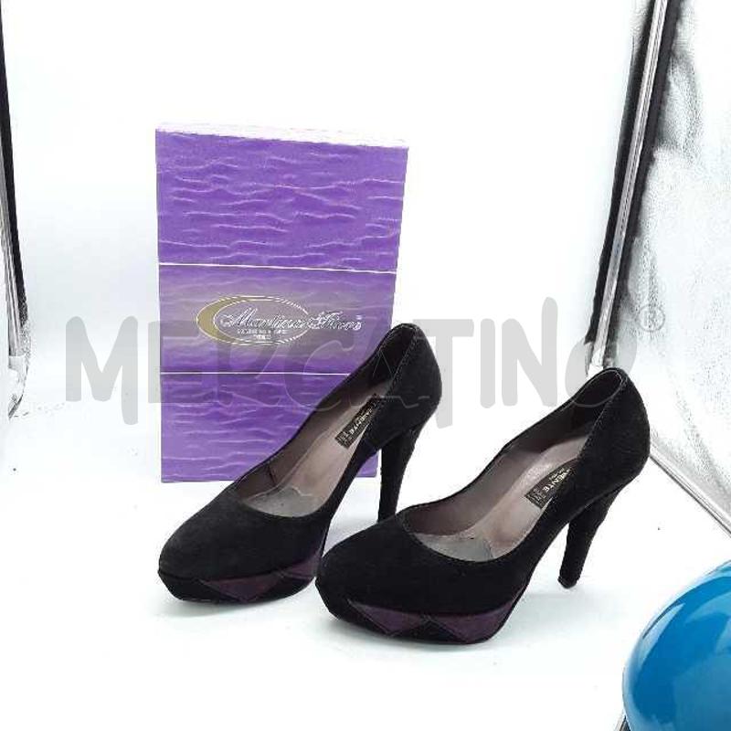 SCARPE DONNA TACCO NERE SCAMOSCIATE AVVENIENTE | Mercatino dell'Usato Montesilvano 1