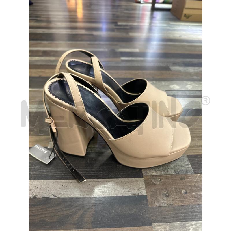 SCARPE DONNA TACCO PARFOIS BEIGE APERTE | Mercatino dell'Usato Montesilvano 1