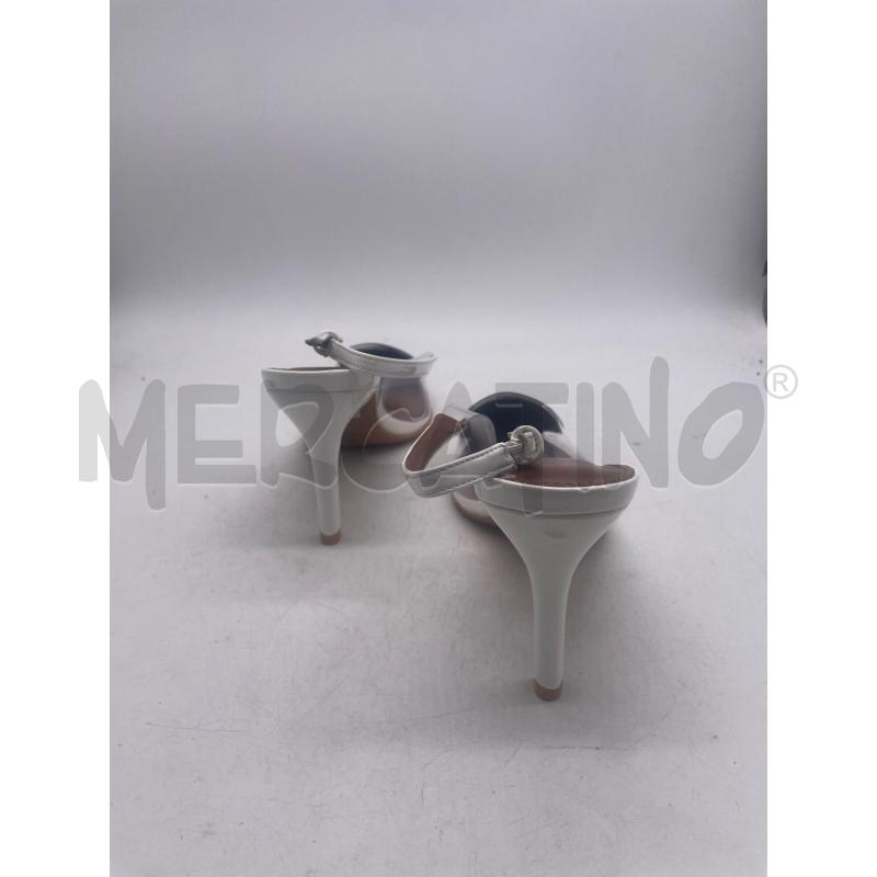 SCARPE DONNA TACCO PUNTA CUORE BIANCO | Mercatino dell'Usato Montesilvano 3