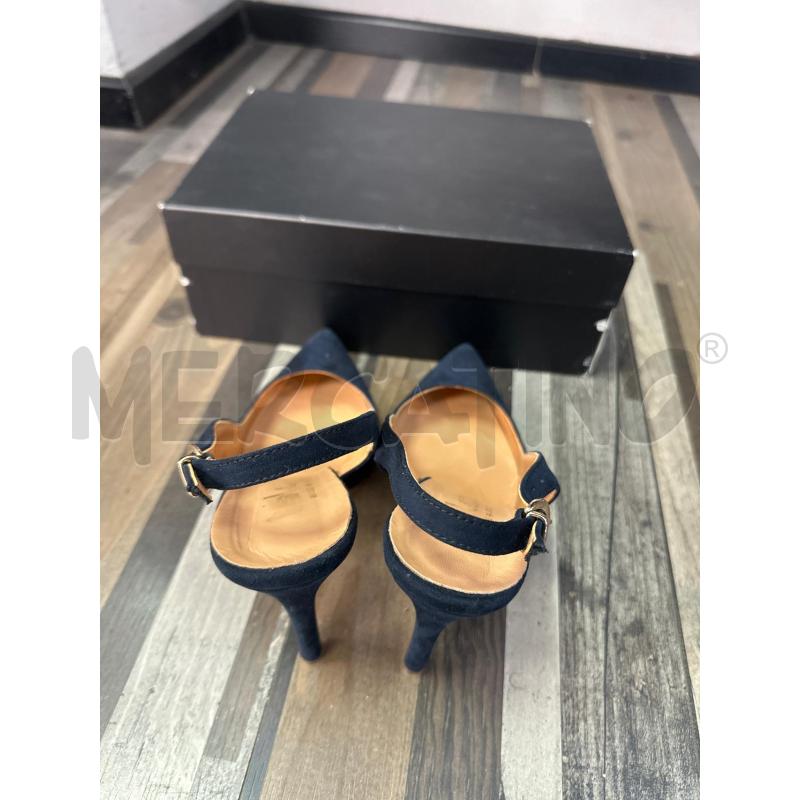 SCARPE DONNA TALCO BLU NOTTE SCAMOSCIATE  | Mercatino dell'Usato Montesilvano 3