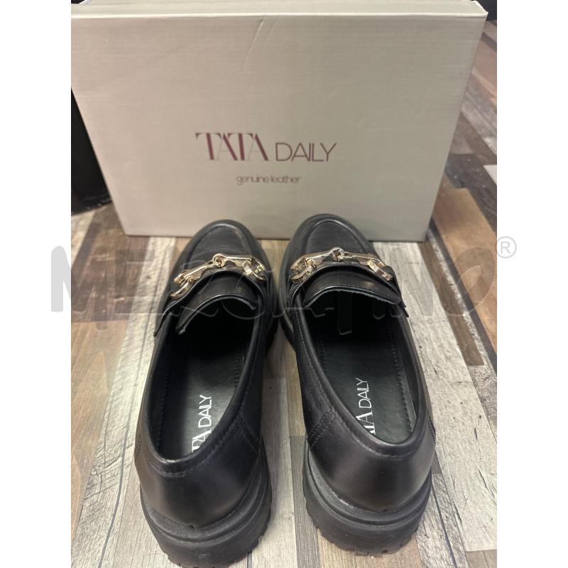 SCARPE DONNA TATA NERE CATENA DORATA  | Mercatino dell'Usato Montesilvano 3