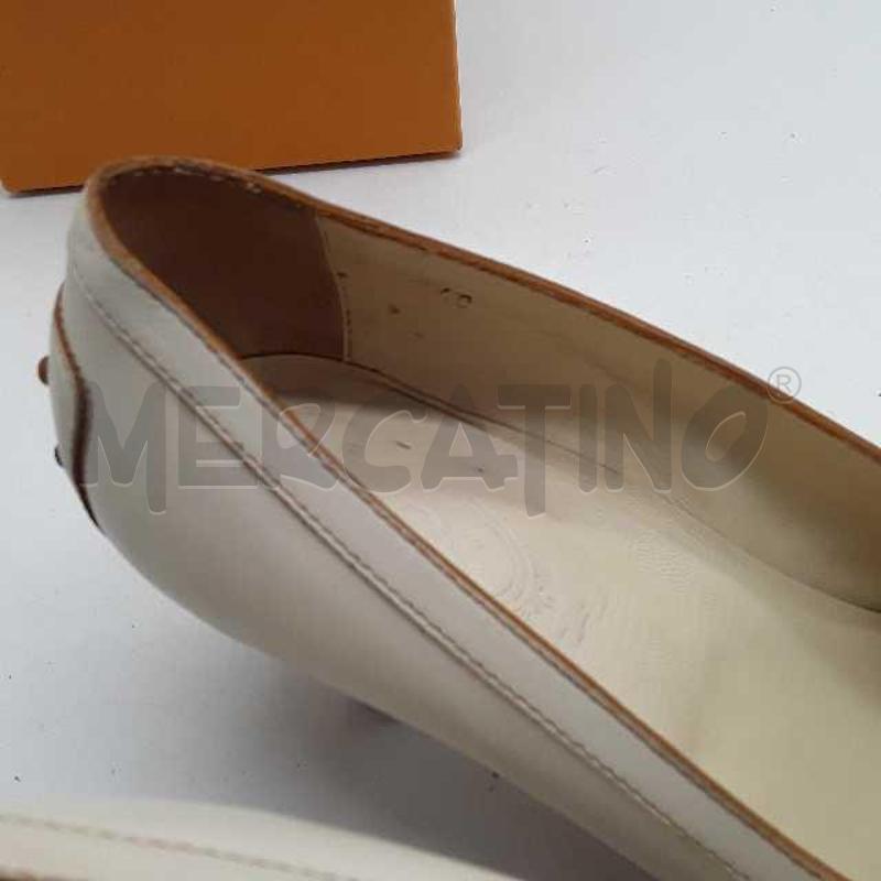 SCARPE DONNA TODS MOCASSINO TACCO BIANCHE  | Mercatino dell'Usato Montesilvano 3