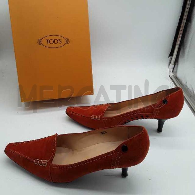 SCARPE DONNA TODS MOCASSINO TACCO TERRA BRUCIATA | Mercatino dell'Usato Montesilvano 2