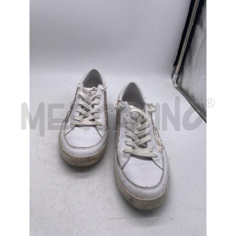 SCARPE DONNA TOMMY HILFIGER BIANCHE PAILLETTES DORATE LACCI | Mercatino dell'Usato Montesilvano 2