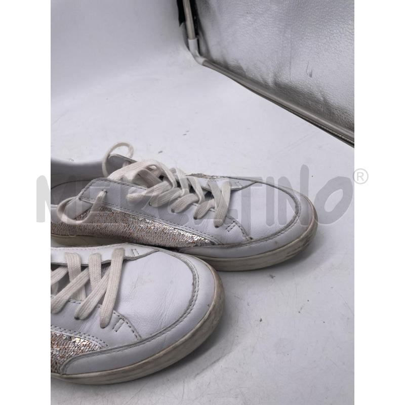 SCARPE DONNA TOMMY HILFIGER BIANCHE PAILLETTES DORATE LACCI | Mercatino dell'Usato Montesilvano 4