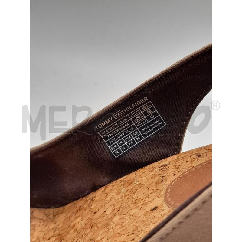 SCARPE DONNA TOMMY HILFIGER ZEPPA MARRO CHIARO | Mercatino dell'Usato Montesilvano 3