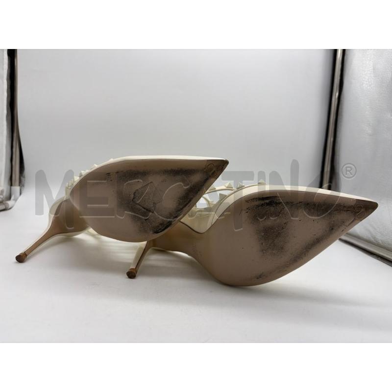 SCARPE DONNA VALENTINO GARAVANI BIANCHE BORCHIE | Mercatino dell'Usato Montesilvano 4