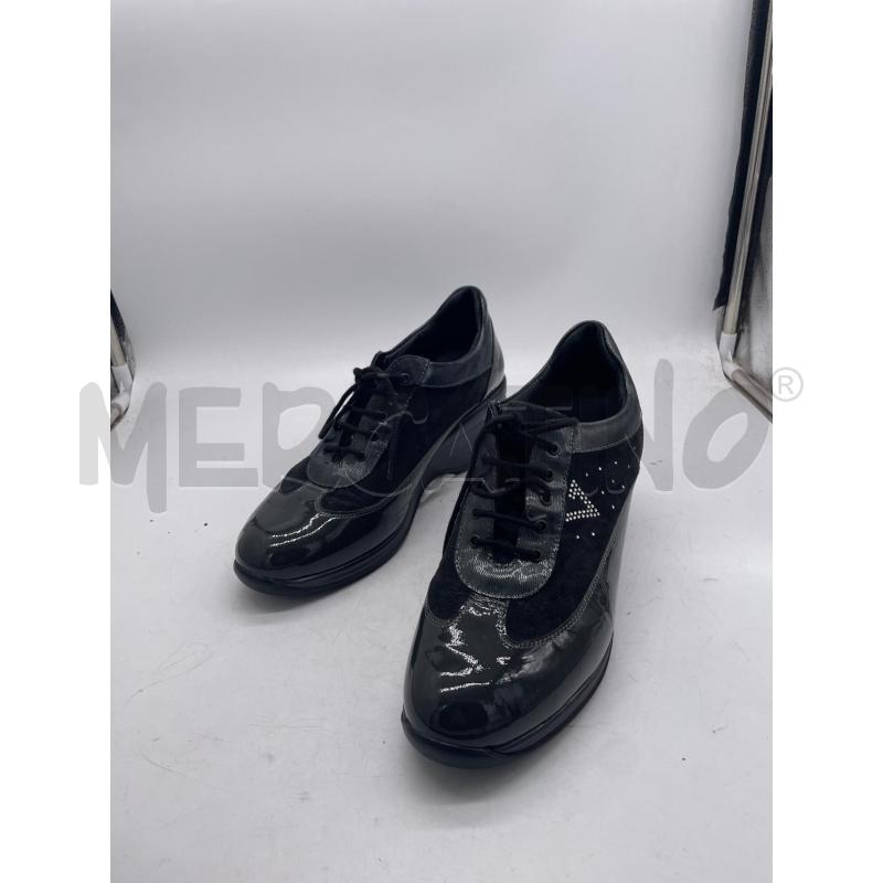 SCARPE DONNA VALLEVERDE GRIGIE LACCI STRASS | Mercatino dell'Usato Montesilvano 1