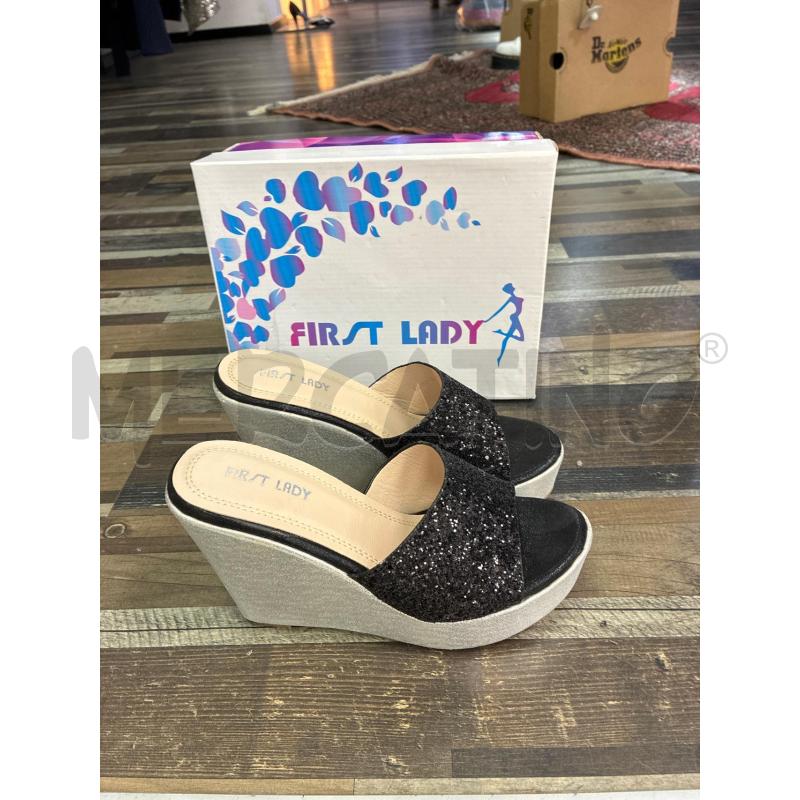SCARPE DONNA ZEPPA ARGENTO NERO N 38 | Mercatino dell'Usato Montesilvano 1