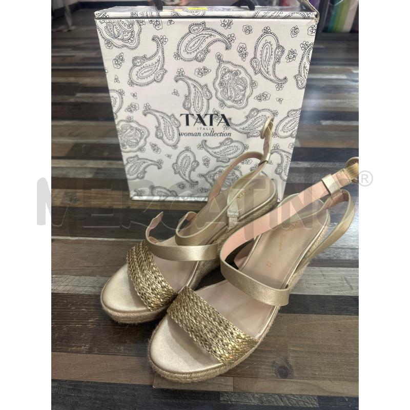 SCARPE DONNA ZEPPA DORATE BEIGE TATA | Mercatino dell'Usato Montesilvano 1