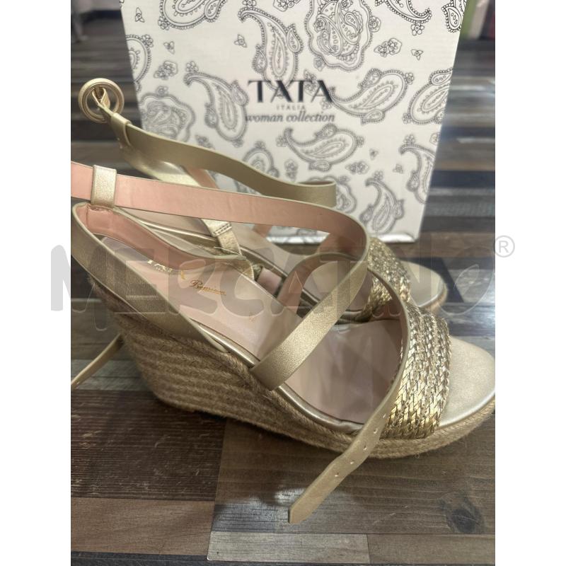 SCARPE DONNA ZEPPA DORATE BEIGE TATA | Mercatino dell'Usato Montesilvano 2