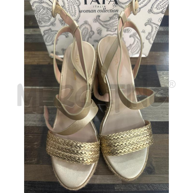 SCARPE DONNA ZEPPA DORATE BEIGE TATA | Mercatino dell'Usato Montesilvano 3