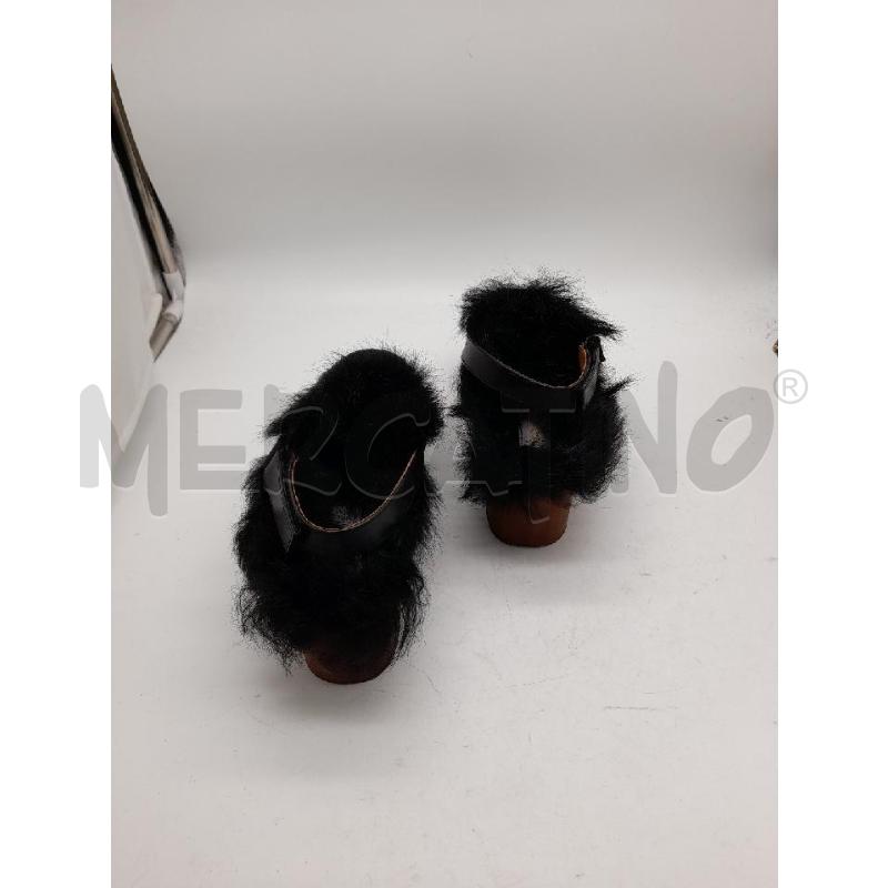 SCARPE DONNA ZOCCOLO PELO CORAL BLU | Mercatino dell'Usato Montesilvano 3