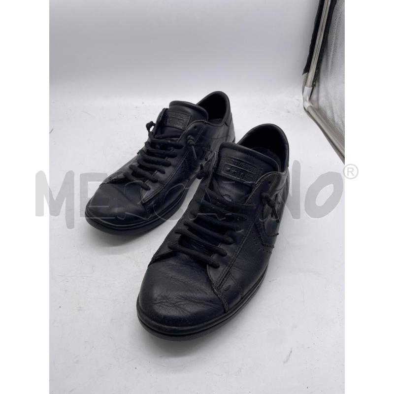 SCARPE UOMO CONVERSE NERO PELLE | Mercatino dell'Usato Montesilvano 1
