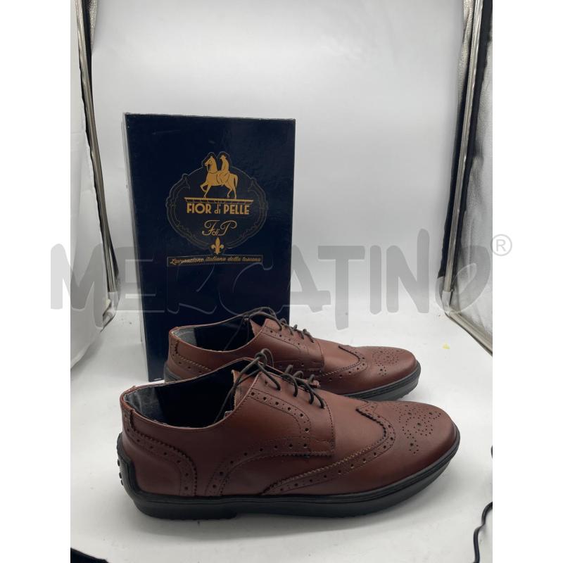 SCARPE UOMO FIOR DI PELLE MARRO  | Mercatino dell'Usato Montesilvano 1