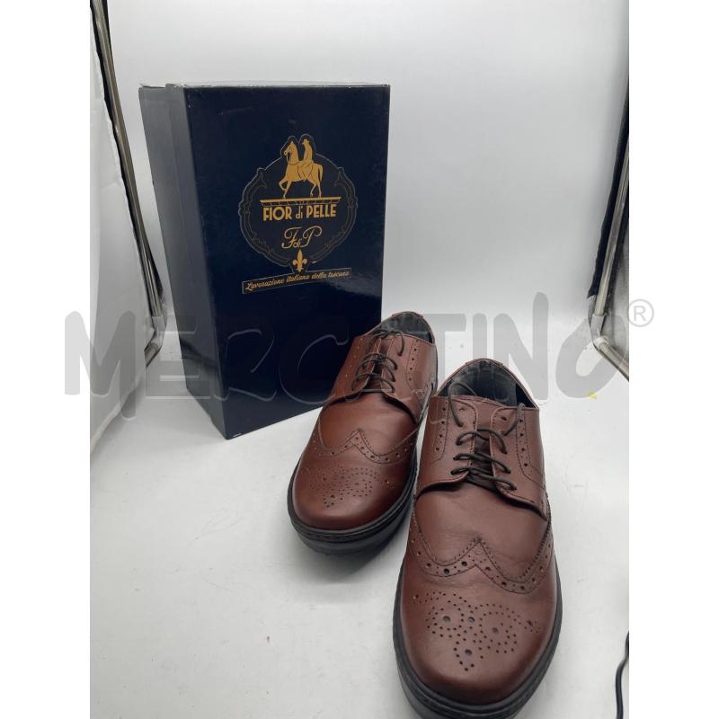 SCARPE UOMO FIOR DI PELLE MARRO  | Mercatino dell'Usato Montesilvano 2