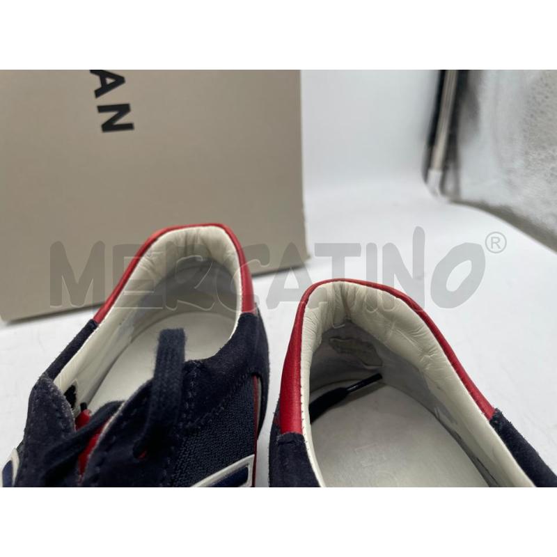 SCARPE UOMO HOGAN BLU GRIGIE DETT ROSSI LACCI  | Mercatino dell'Usato Montesilvano 4