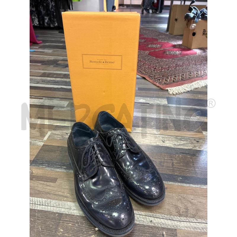 SCARPE UOMO NERE ALLACIATE ROMOLO REMO 42 | Mercatino dell'Usato Montesilvano 2