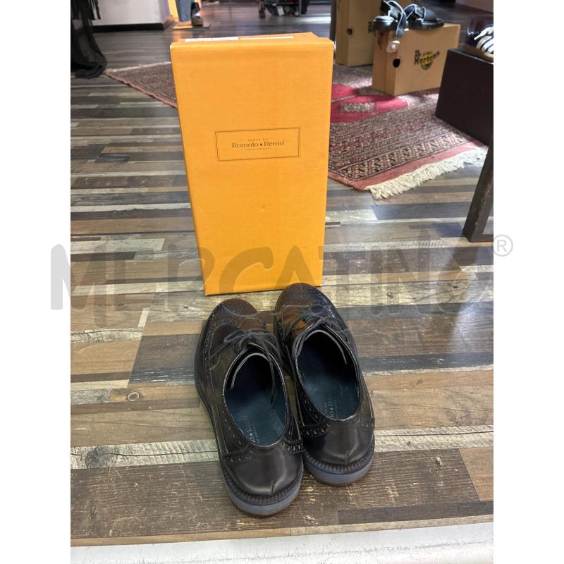 SCARPE UOMO NERE ALLACIATE ROMOLO REMO 42 | Mercatino dell'Usato Montesilvano 3