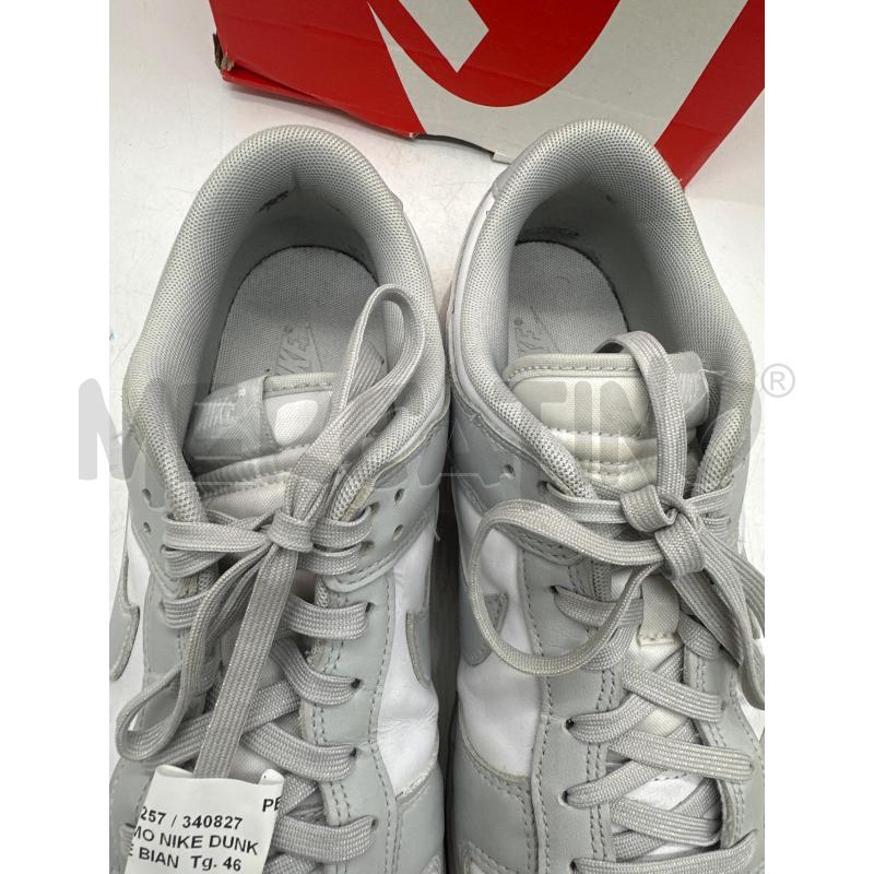 SCARPE UOMO NIKE DUNK LOW GRIGIE BIANCHE | Mercatino dell'Usato Montesilvano 4