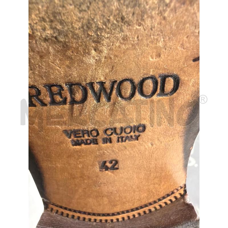 SCARPE UOMO REDWOOD MARRO ELEGANTI LUCIDE | Mercatino dell'Usato Montesilvano 4