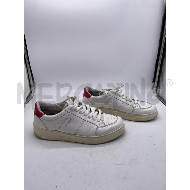 SCARPE UOMO SAINT SNEAKERS BIANCHE LINGUA ROSSA LACCI | Mercatino dell'Usato Montesilvano 1