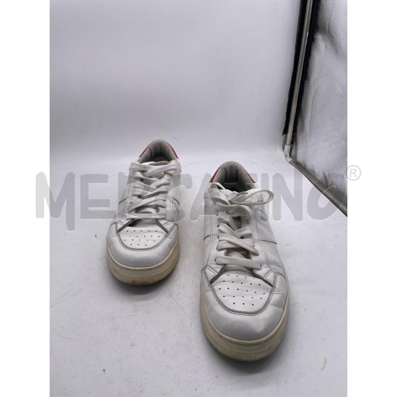 SCARPE UOMO SAINT SNEAKERS BIANCHE LINGUA ROSSA LACCI | Mercatino dell'Usato Montesilvano 2