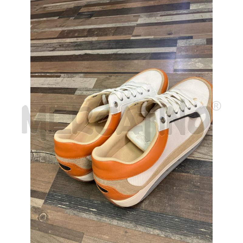 SCARPE UOMO SCHOLL BIANCO ARANCIONE N.43  | Mercatino dell'Usato Montesilvano 3