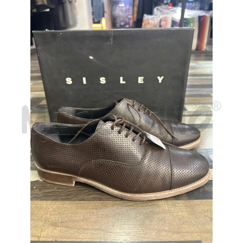 SCARPE UOMO SISLEY MARRONI TRAFORATE  | Mercatino dell'Usato Montesilvano 1
