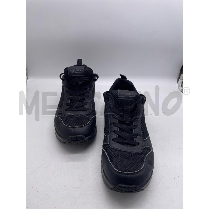 SCARPE UOMO SKECHERS NERE LACCI | Mercatino dell'Usato Montesilvano 2