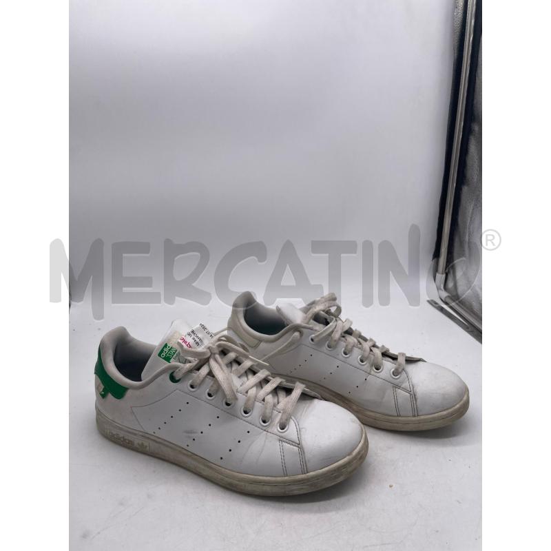 SCARPE UOMO STAN SMITH BIANCHE LINGUETTA VERDE GRIGIO | Mercatino dell'Usato Montesilvano 1