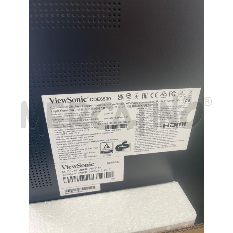 SCHERMO  VIEWSONIC CDE6530 65 | Mercatino dell'Usato Montesilvano 4