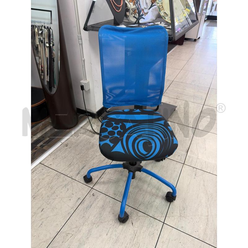 SEDIA IKEA BLU NERA CAMERETTA | Mercatino dell'Usato Montesilvano 1