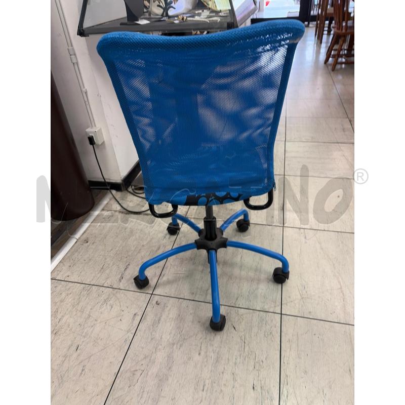 SEDIA IKEA BLU NERA CAMERETTA | Mercatino dell'Usato Montesilvano 2