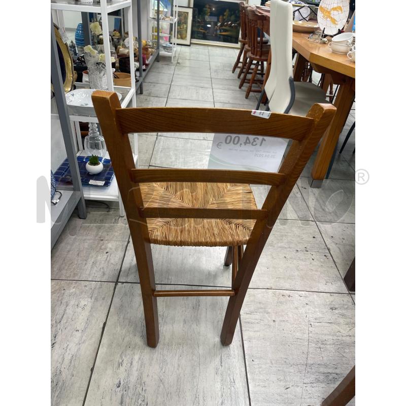 SEDIE PZ. 6 LEGNO IMPAGLIATE  | Mercatino dell'Usato Montesilvano 3