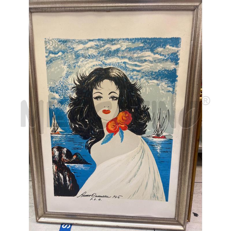 SERIGRAFIA PA A FIRMA BRUNO CASCELLA 1986 | Mercatino dell'Usato Montesilvano 1