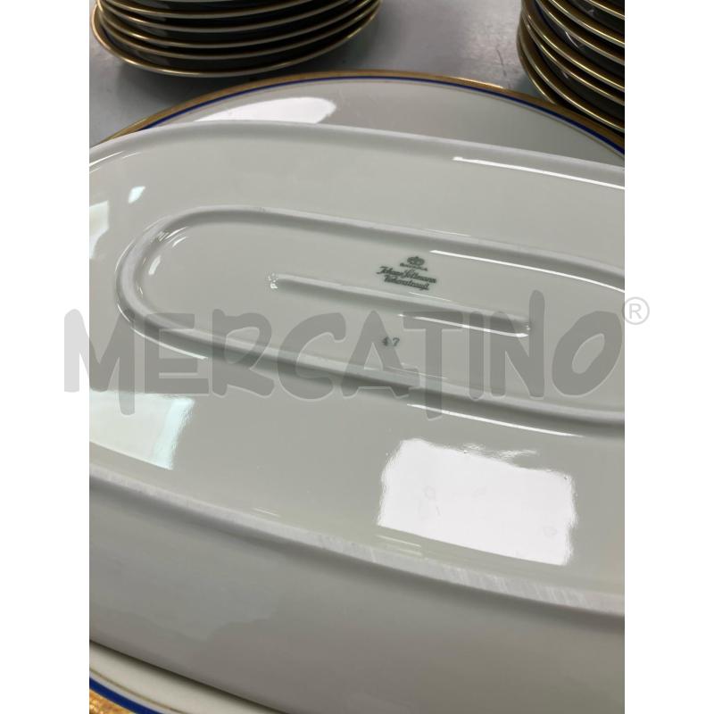 SERVIZIO PIATTI BAVARIA BIANCO BORDINO BLU DORATO  | Mercatino dell'Usato Montesilvano 3