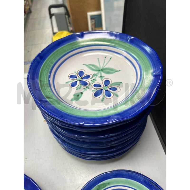 SERVIZIO PIATTI VIETRI FIORI BLU | Mercatino dell'Usato Montesilvano 3