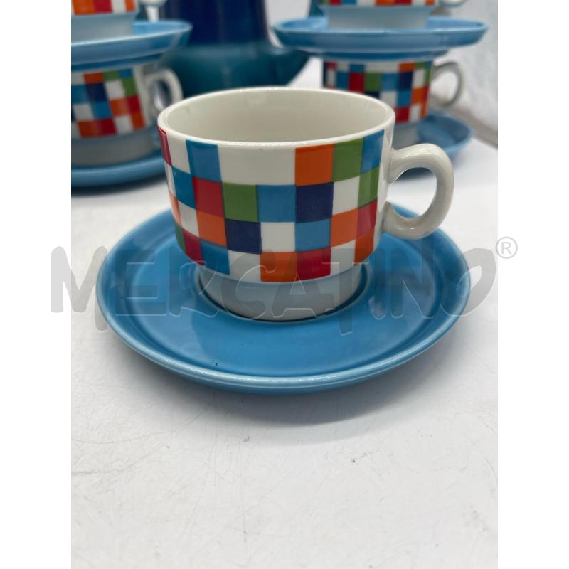 SERVIZIO TAZZINE QUADRETTI COLORATI  | Mercatino dell'Usato Montesilvano 2