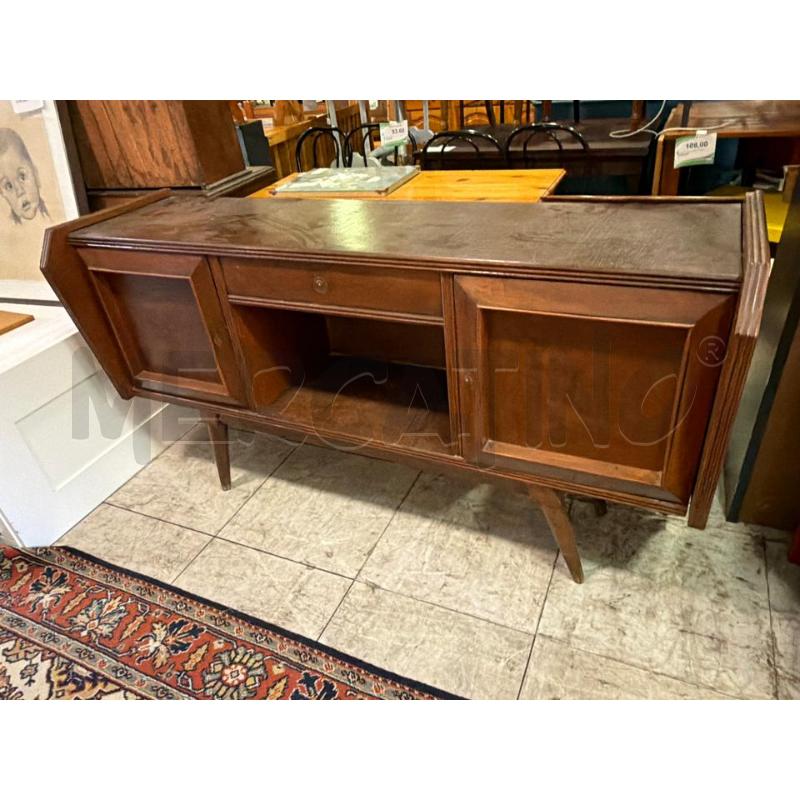 SIDEBOARD ANNI 50 LEGNO DA RESTAURARE CREDENZA | Mercatino dell'Usato Montesilvano 1