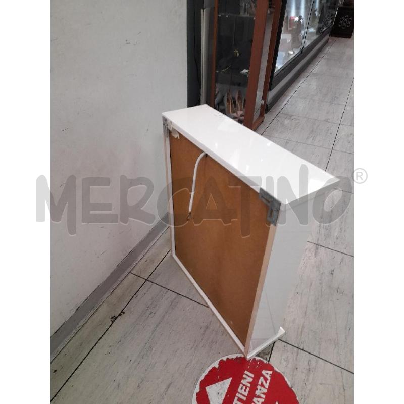 SPECCHIO BAGNO BIANCO RETTANGOLARE 1 VETRO 1 CASSETTO | Mercatino dell'Usato Montesilvano 1