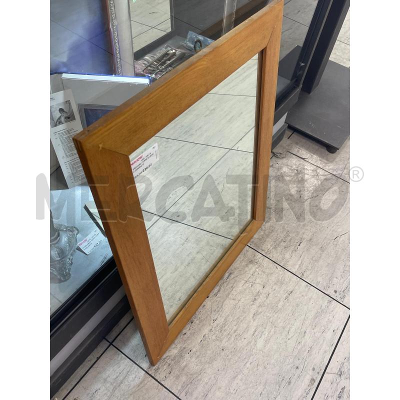 SPECCHIO CORNICE LEGNO QUADRATO | Mercatino dell'Usato Montesilvano 2