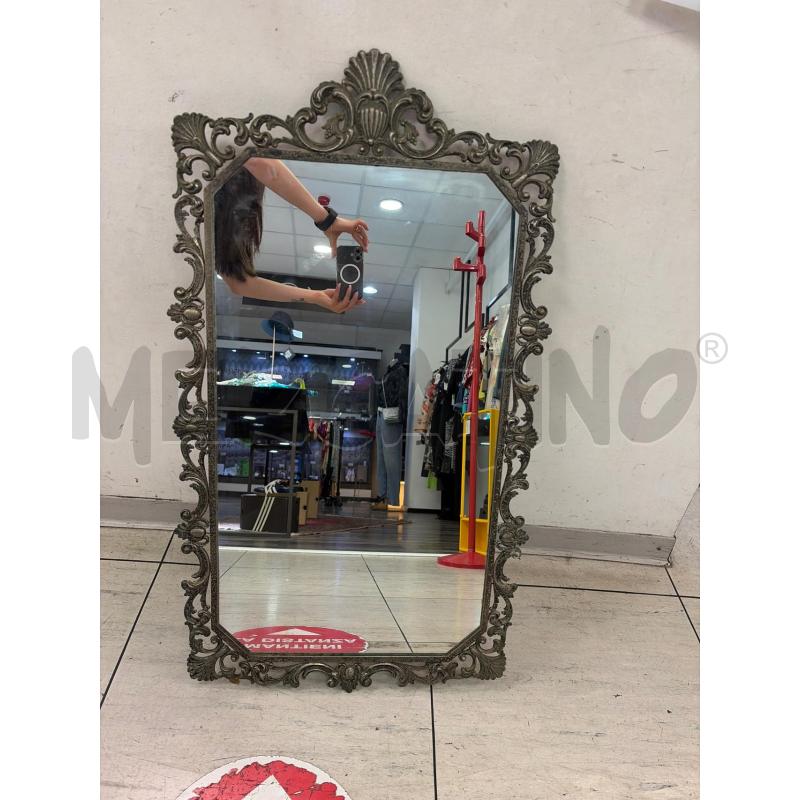 SPECCHIO CORNICE RETTANGOLARE ARGENTATO  | Mercatino dell'Usato Montesilvano 1
