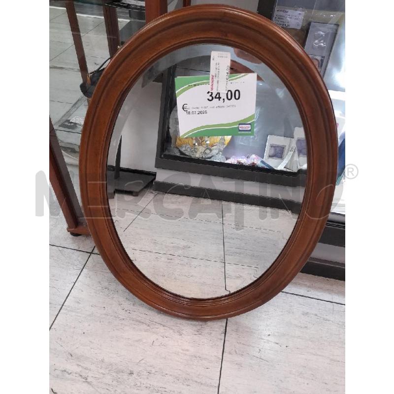 SPECCHIO OVALE 57X 77 | Mercatino dell'Usato Montesilvano 1