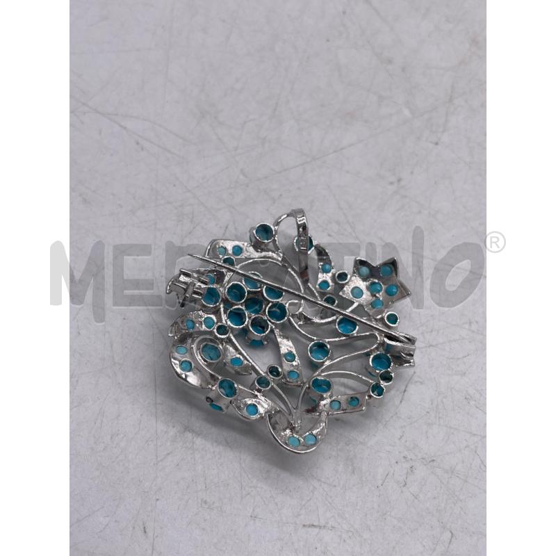 SPILLA ARG PIETRE CELESTI 4 CM | Mercatino dell'Usato Montesilvano 2