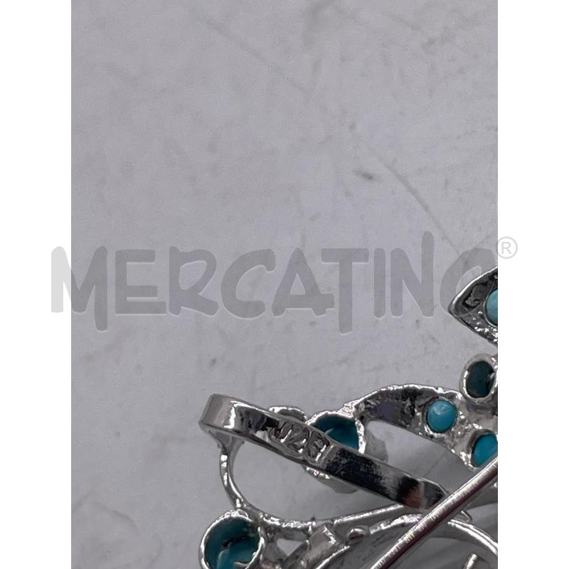 SPILLA ARG PIETRE CELESTI 4 CM | Mercatino dell'Usato Montesilvano 3