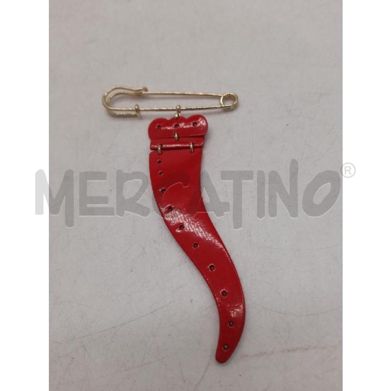 SPILLA CORNO ROSSO STRASS  | Mercatino dell'Usato Montesilvano 3