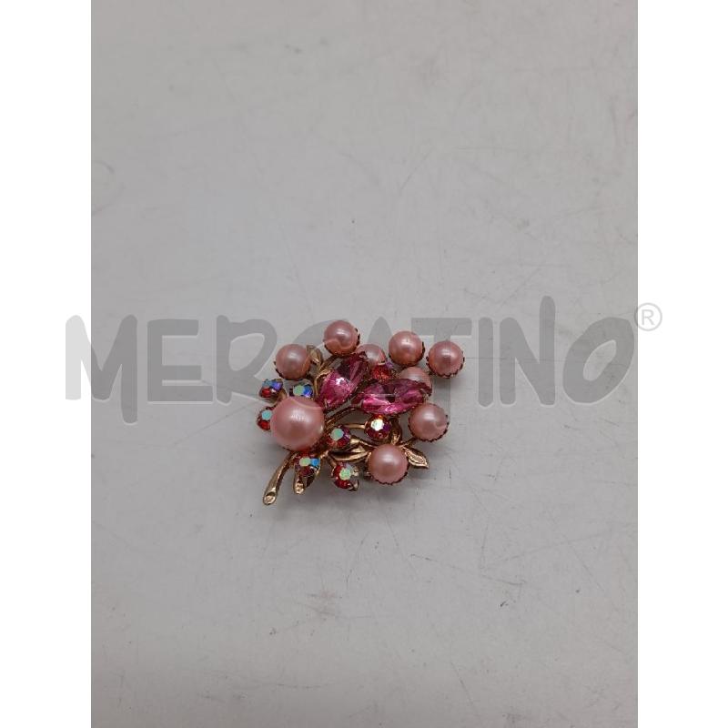 SPILLA STRASS ROSA INGLESE | Mercatino dell'Usato Montesilvano 1
