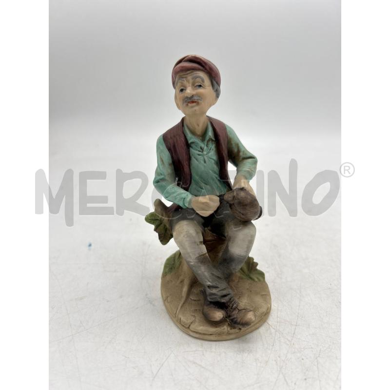 STATUETTA VECCHIETTO CM 13 | Mercatino dell'Usato Montesilvano 1