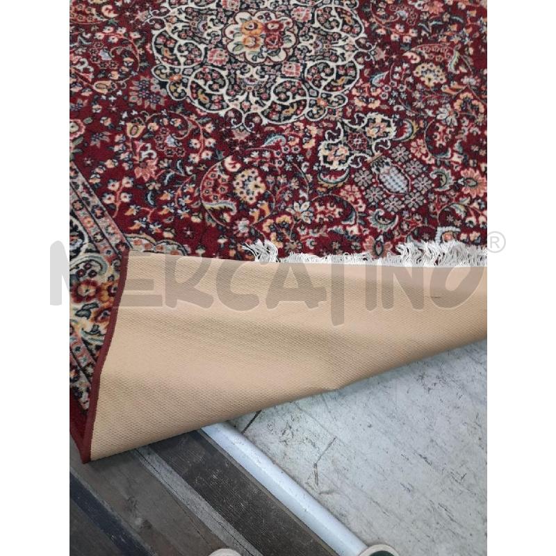 TAPPETO MECCANICO ROSSO FIORATO230X170 | Mercatino dell'Usato Montesilvano 3